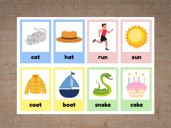 Rhyming Words Flashcards