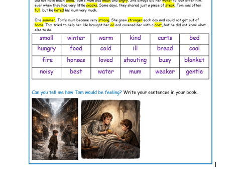 SEND writing resources for Victorian narrative based on Street Child 3 weeks