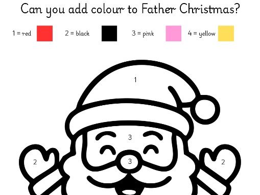 Christmas Colour by Numbers