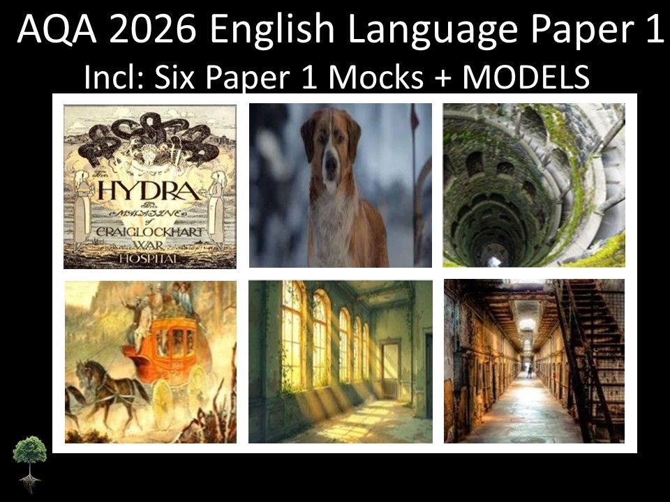 Six AQA 2026 GCSE English Language Paper 1 Mocks | Models