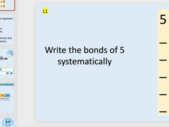 UNIT 5 NCETM MATHS YEAR 1 UNIT OF WORK