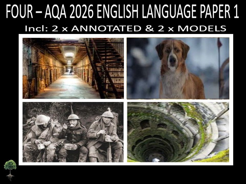 FOUR - AQA PAPER 1 | 2026 FULL MOCKS | ANNOTATED  |  MODELS