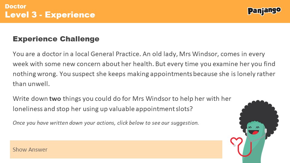 Doctor Career Exploration PowerPoint and Worksheet Teaching Resources