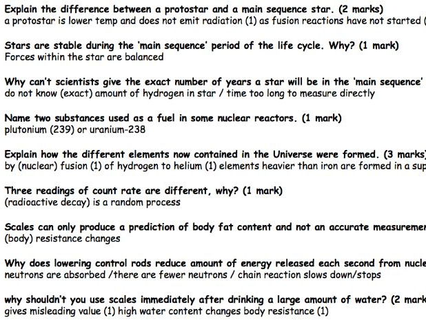 star questions and answers