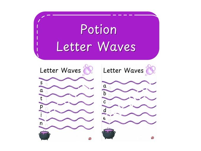 Potion Letter Waves