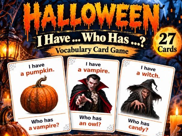 I have ... Who has ... ? - Halloween