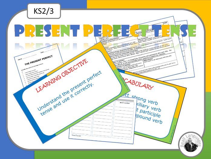 Present Perfect Tense: 2 English lessons