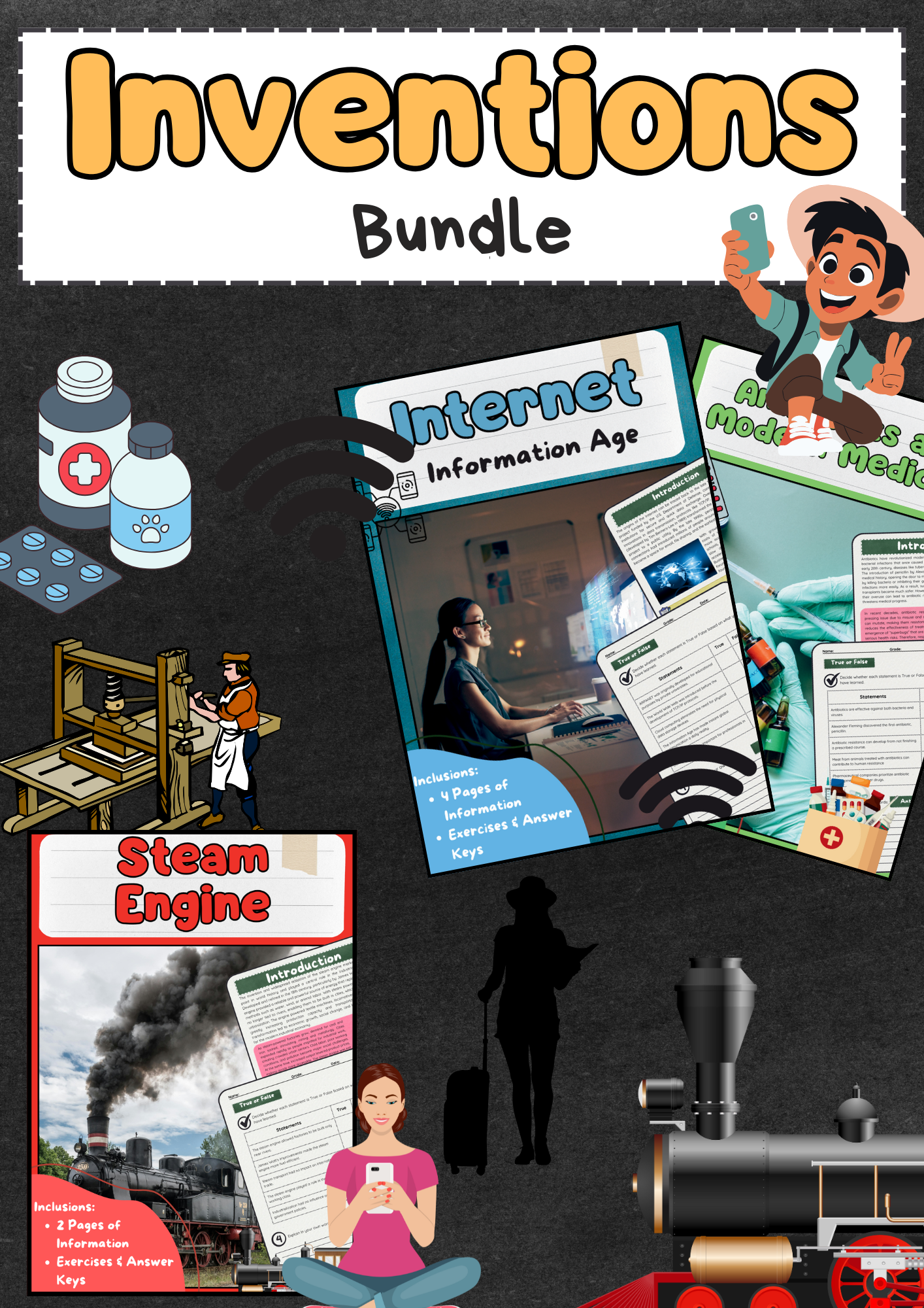 Inventions That Changed the World – History & Technology Teaching Bundle