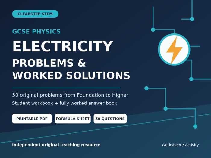 GCSE Physics Electricity Problems & Solutions