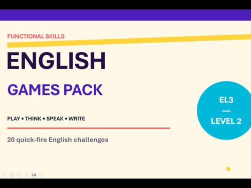 Functional Skills English Activities Bundle | Interactive Games, Quizzes, Vocabulary & Reading Compr