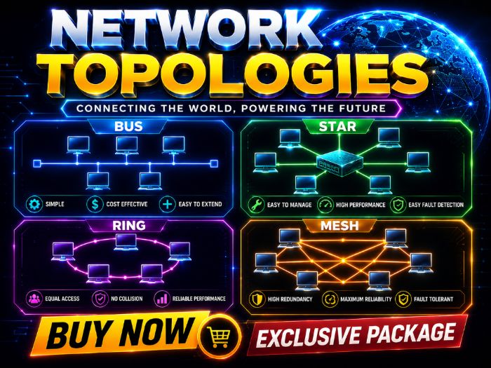 Network Topologies | Complete Lesson Pack for Cambridge IGCSE, AS & A-Level Computer Science