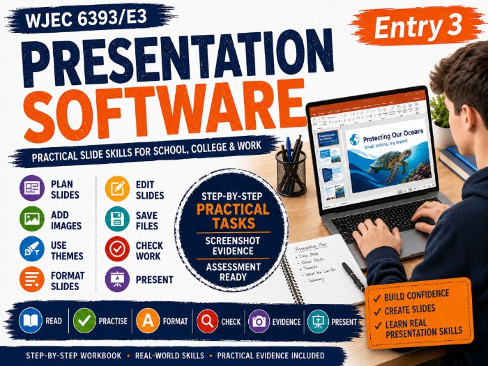WJEC 6393/E3 Presentation Software Entry 3 Workbook