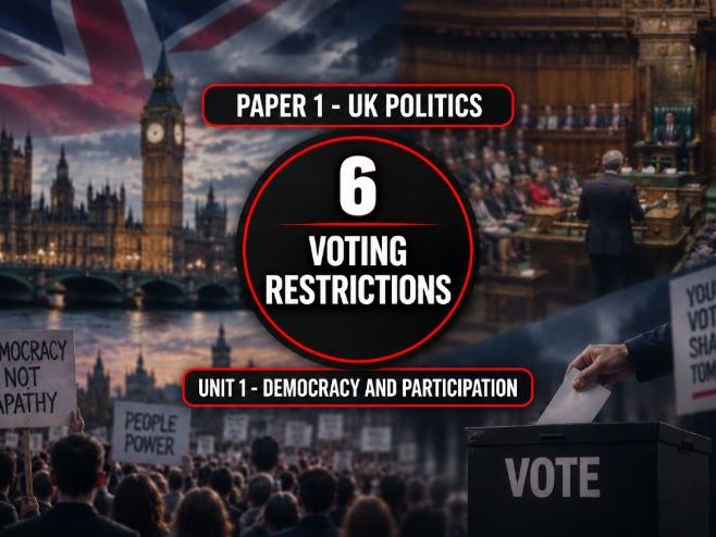6 Democracy and Participation - Democracy in the UK - Voting restrictions