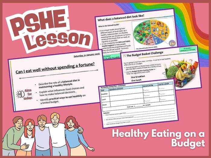 Healthy Eating on a Budget PSHE