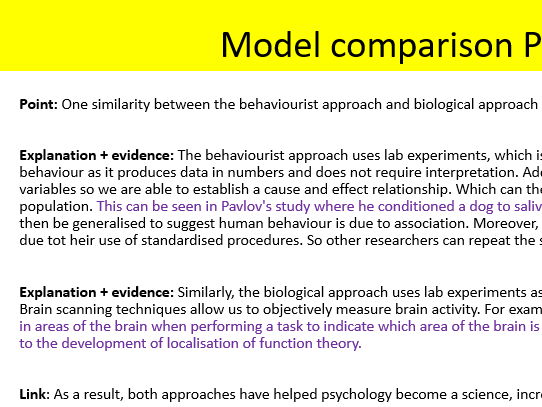 *New spec* AQA Psychology Approaches AS and A2 Bundle