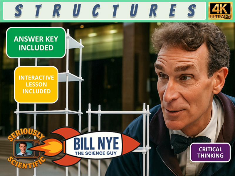 Bill Nye Structures Worksheet with Answer Key FREE | 4K Full Episode