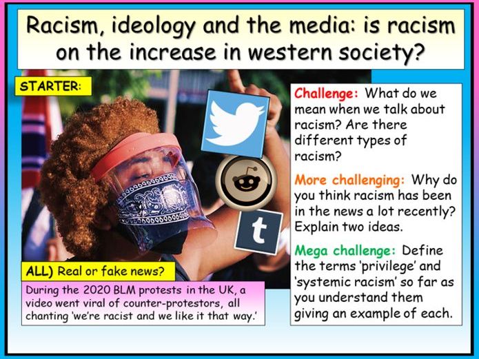 Racism Media And Critical Race Theory Teaching Resources