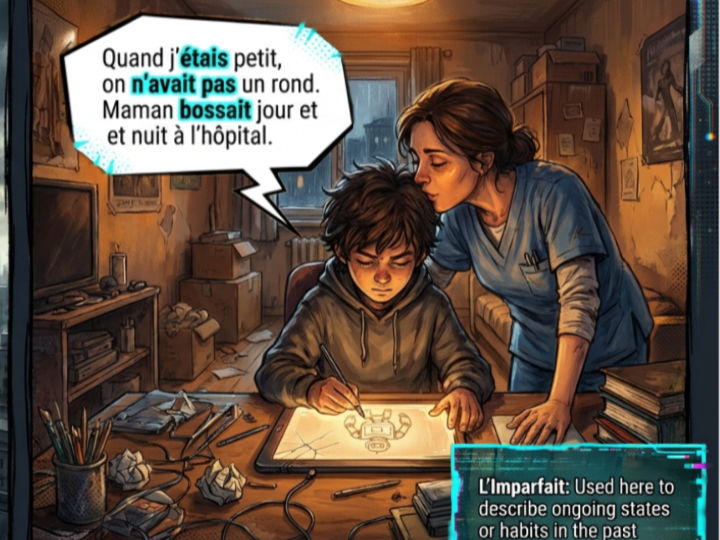 GCSE French Reading & Grammar Through Comics – Theme -Celebrity Culture