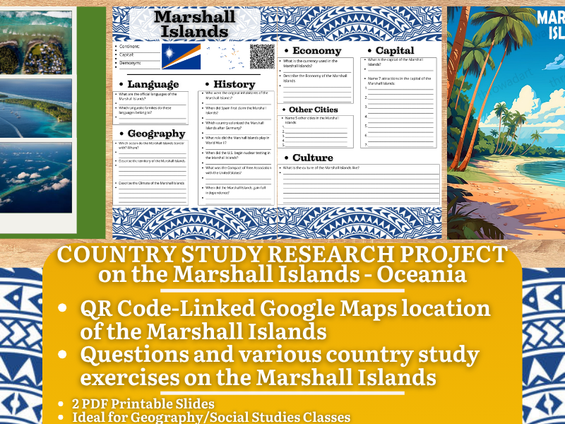 Country Study Research Project - Marshall Islands - Social Studies Report - Oceania