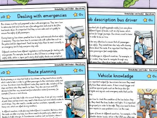 Bus Driver | Transportation | Route Management & Passenger Safety