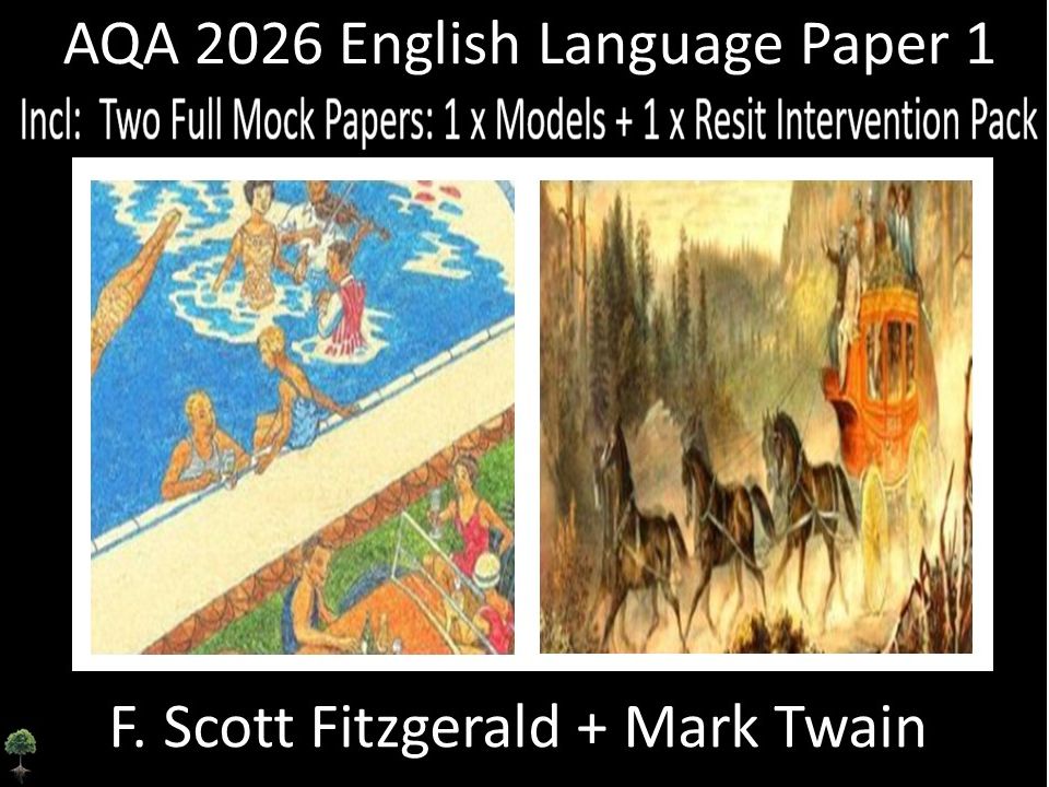 Two AQA 2026 English Language Paper 1 Mocks | Resit Intervention | Models