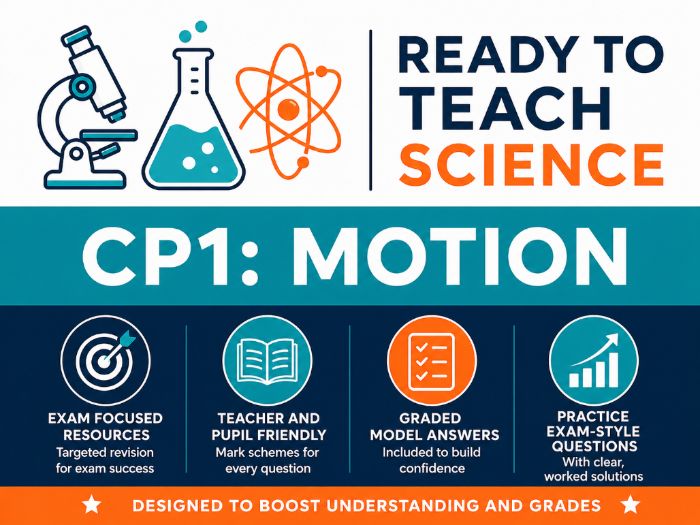 GCSE Physics Edexcel Combined Science | CP1 Motion Revision Pack | Exam Questions + Model Answers