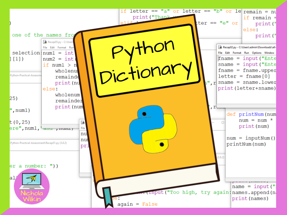 Python Printable Dictionary