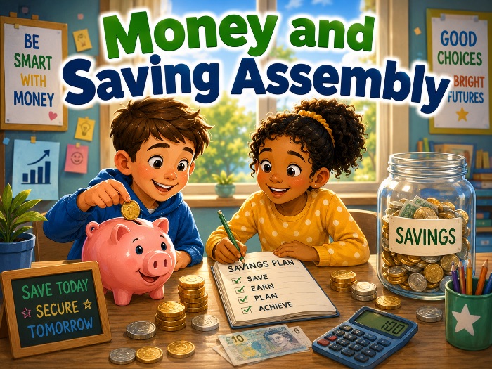 Money and Saving Assembly — KS2 | Script + PowerPoint