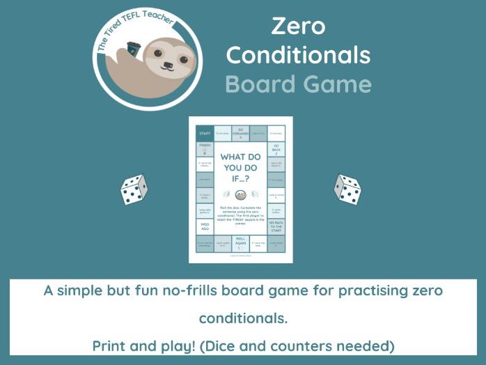 ESL Zero Conditional Board Game