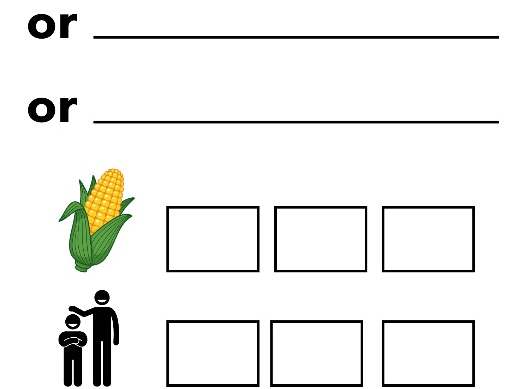 ‘or’ Phonics Worksheet – Phase 3