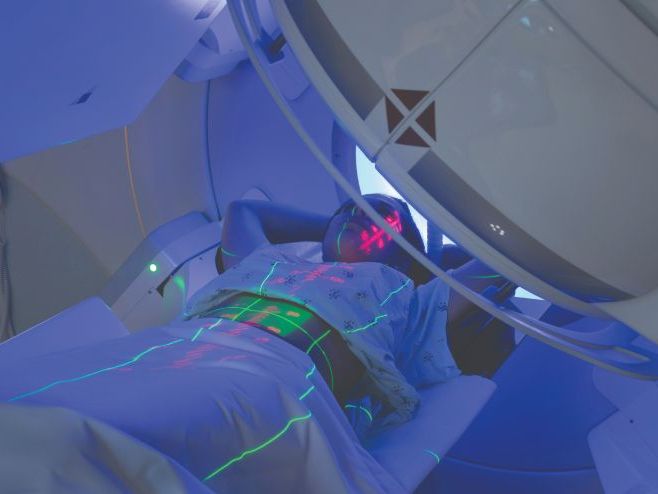 What is it like to work in a radiation oncology department?