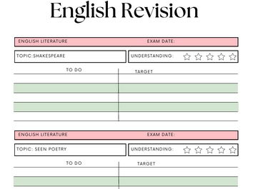 Complete Lit paper 1 revision pack