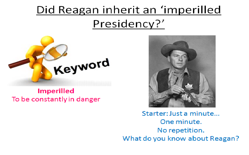 Did Reagan inherit an 'Imperilled Presidency'?