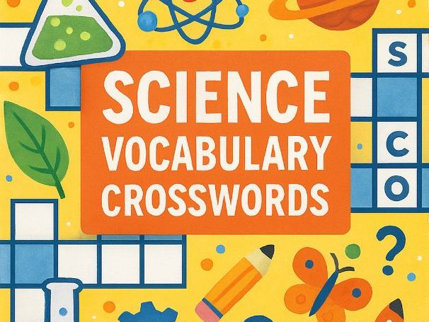 Educational Crossword Puzzles - Science Vocabulary