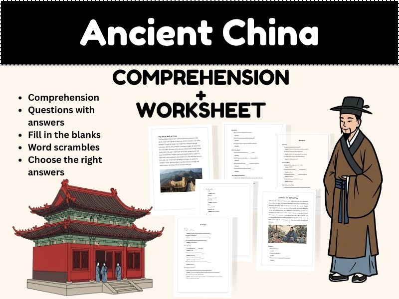 Ancient China and the Yellow River Reading Comprehension Passages