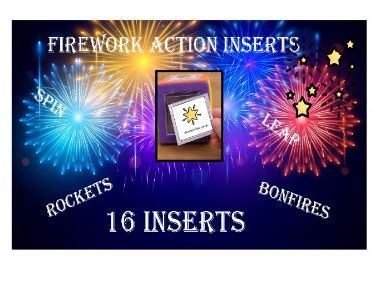 Bonfire Night Action Foam Dice Inserts – EYFS
