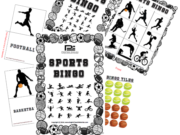 Sports Bingo - Fun Classroom Game