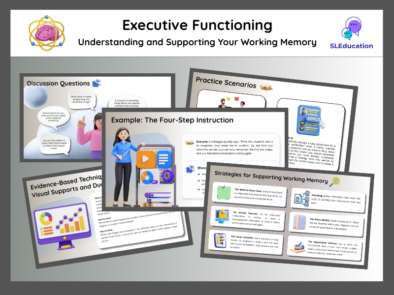 Understanding and Supporting Your Working Memory | Executive Function | Autism Study Skills