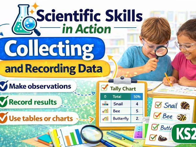 Investigate Like a Scientist: Collecting and Recording Data (KS2 Science Skills)