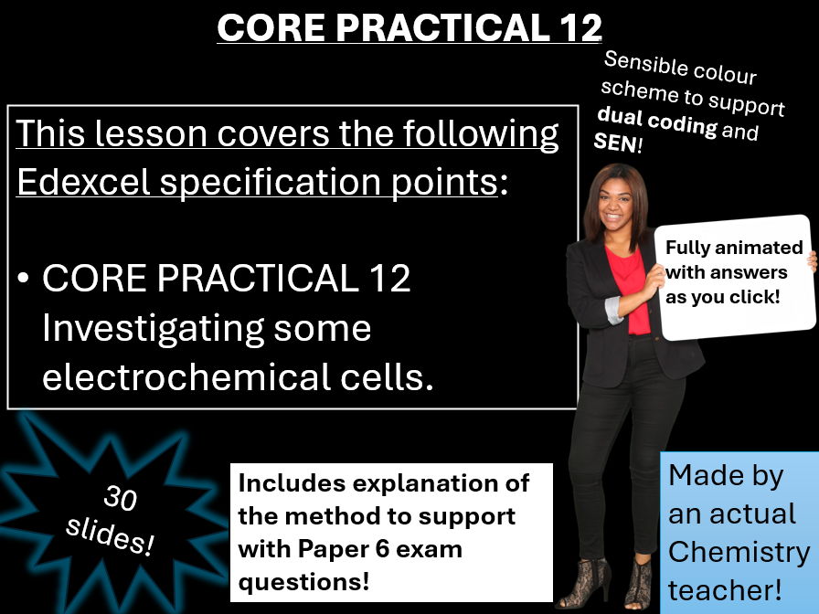 Core Practical 12 | Edexcel International A2 Chemistry (click for video preview)
