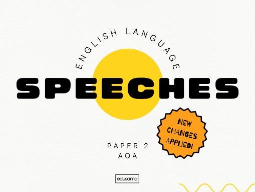 AQA English Language Paper 2: Speeches