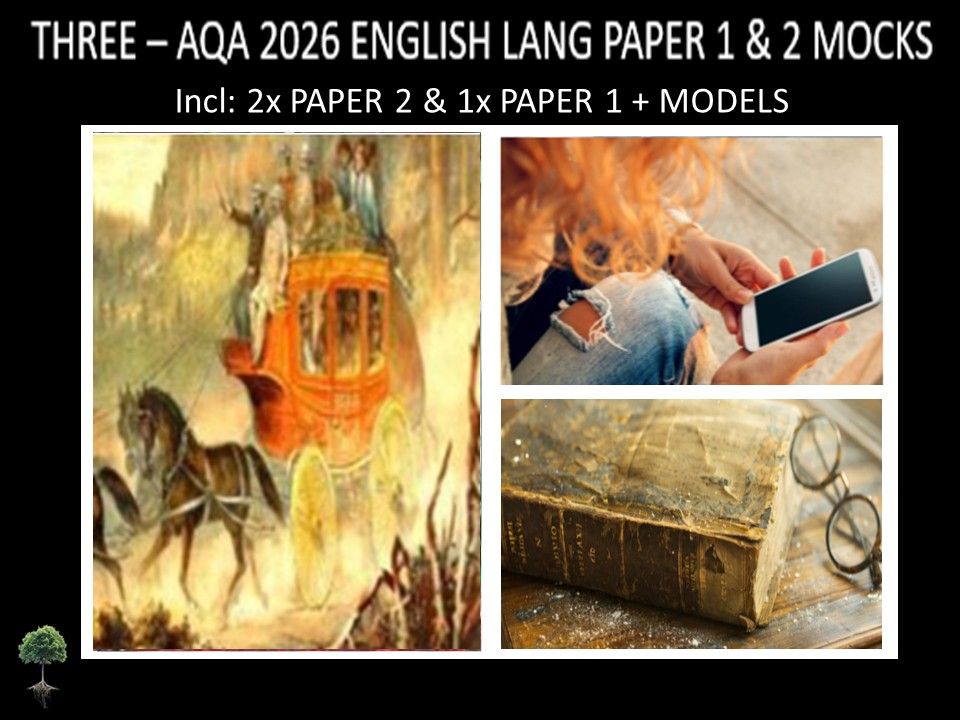 THREE - AQA PAPER 1 & 2 | 2026 FULL MOCKS | MODELS