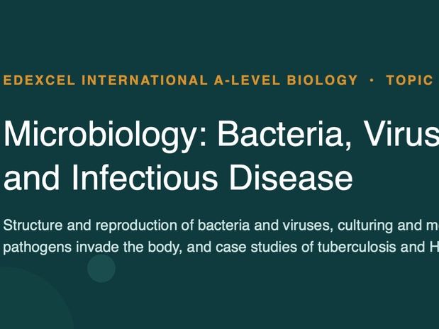 A2 Biology International 6A- Microbiology -Edexcel