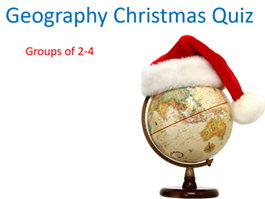 Fun Geography Christmas Quiz II | Teaching Resources