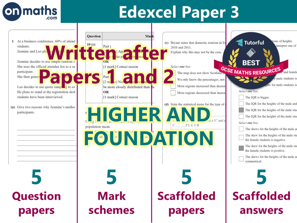[UPDATED] Maths GCSE Predicted Papers (Summer 2026) Edexcel Paper 3