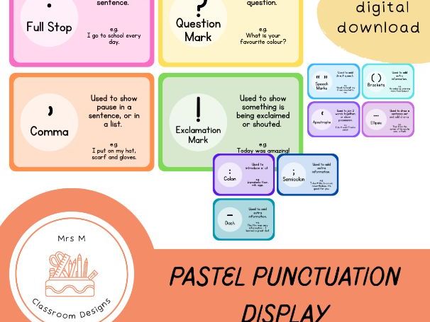 Colourful Punctuation Posters