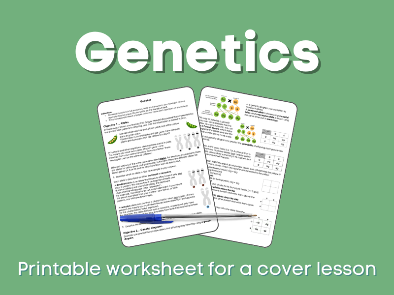 Genetics Cover lesson