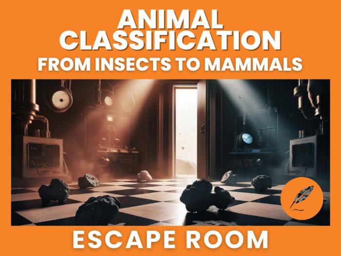 PREMIUM Taxonomy & Classification Escape Room - KS3, GCSE