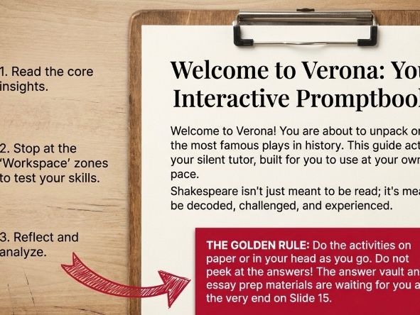 Romeo and Juliet Study Guide | Shakespeare Self-Paced Slide Deck | Independent