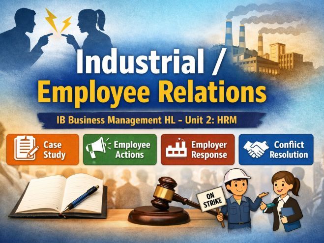 Industrial / Employee Relations – IB Business Management HL